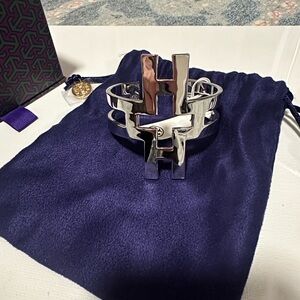 Tory Burch Silver Designer Women's Bracelet